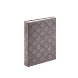 Junior Bound Album Grey Diamond Nubuck Embossed Leather
