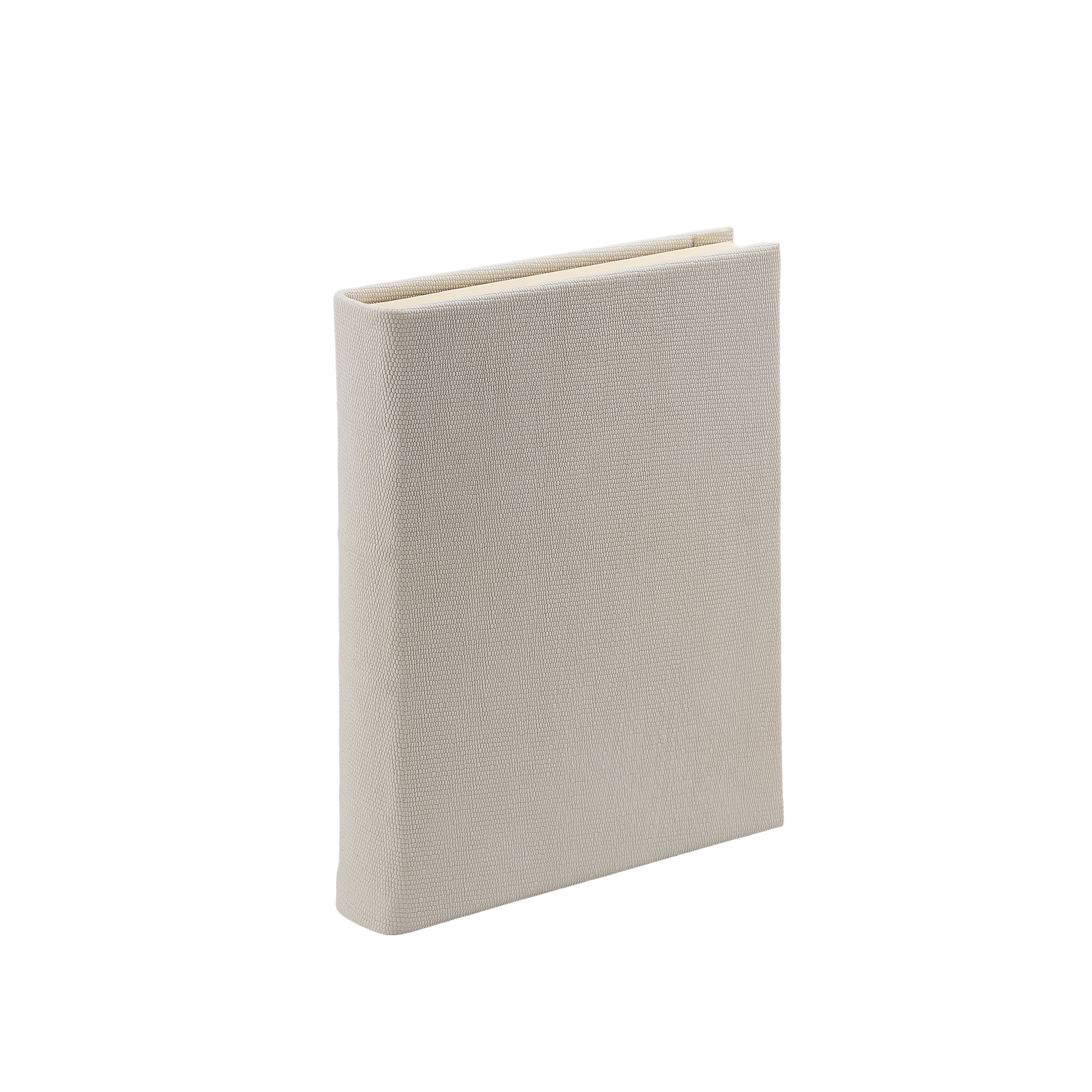 Junior Bound Album White Embossed Leather
