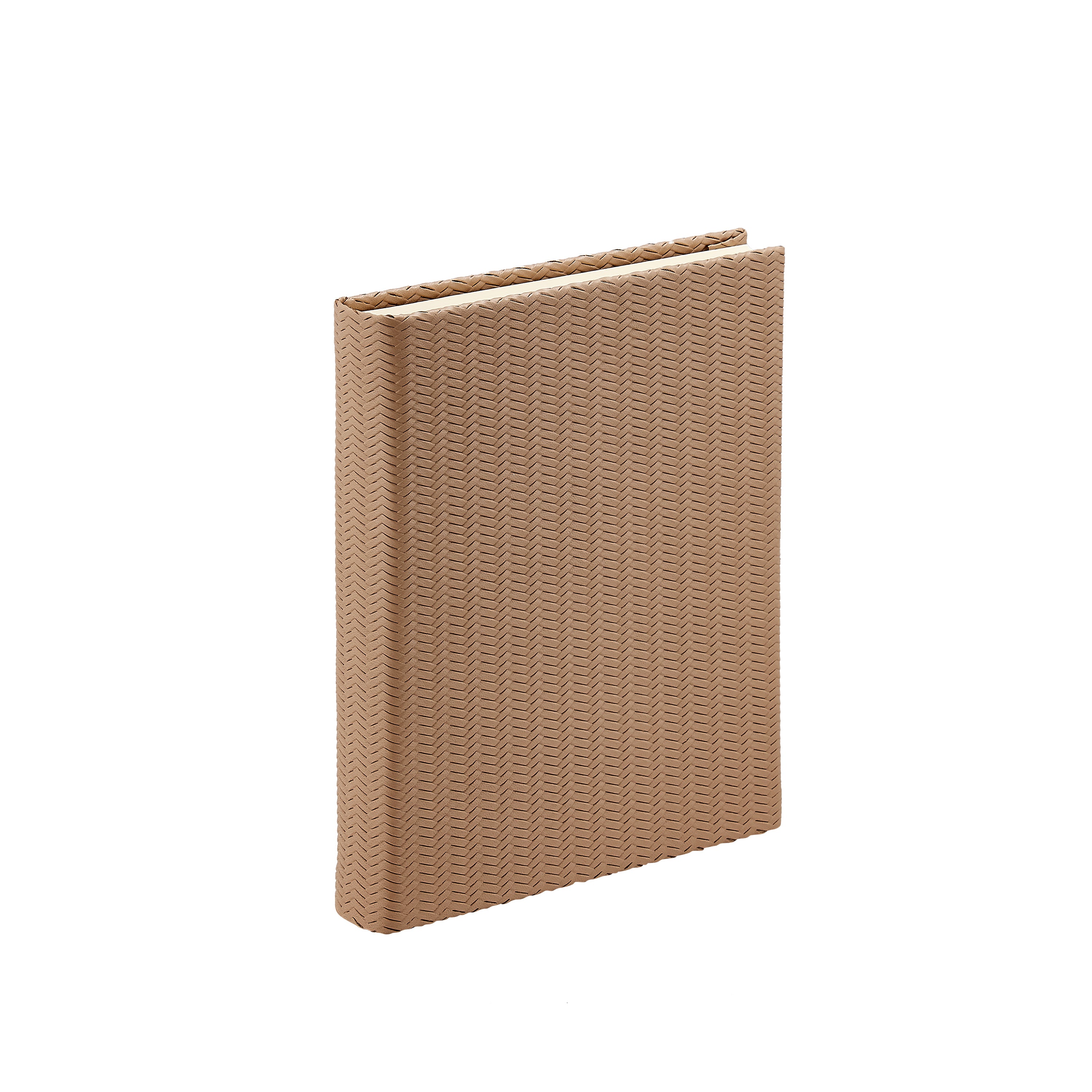 Junior Bound Album Beige Woven Leather