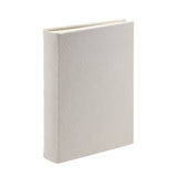 Medium Bound Album White Embossed Leather