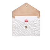 Gift Card with Personalized Leather Card Case