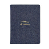 9" Lined Denim Journal