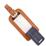 Equestrian Leather Luggage Tag Set