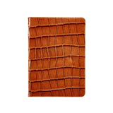 5" x 7" Medium Lined Journal Cognac Croc Embossed Leather