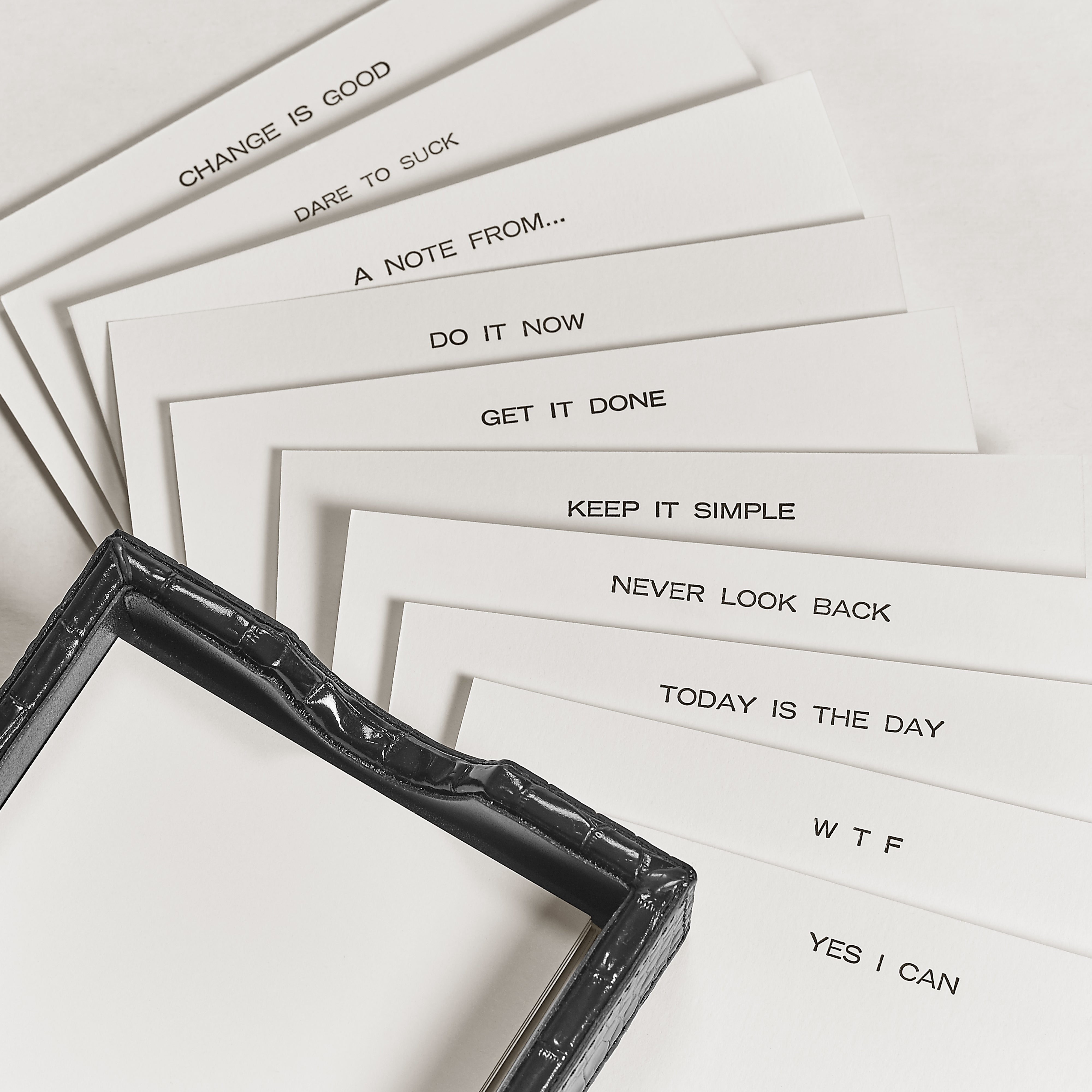 Letterpress Notecards — Set of 25