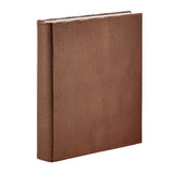 Large 3-Ring Clear Pocket Album Bronze Woven Leather