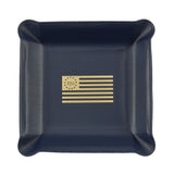 America 250 Leather Valet Tray