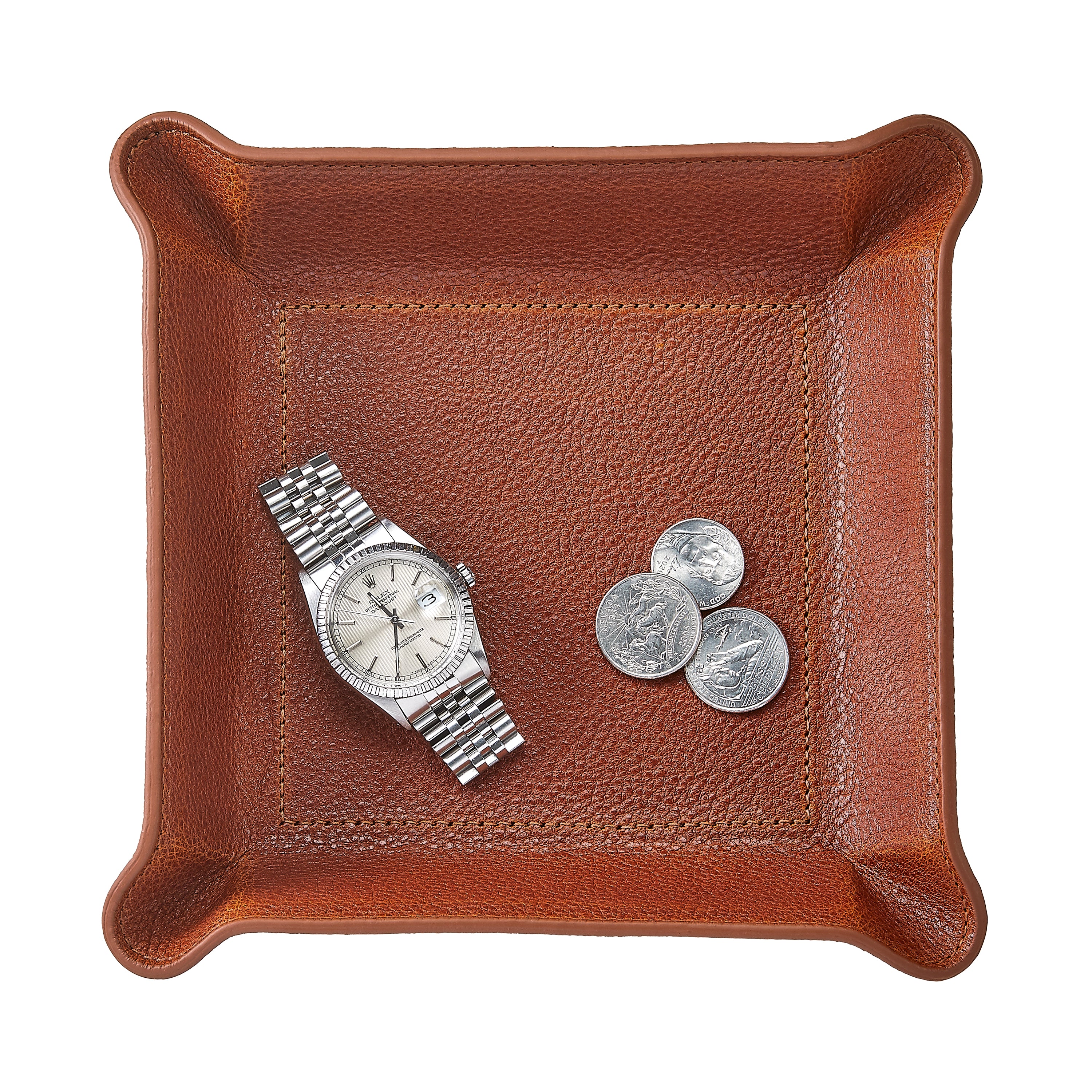 Leather Valet Tray