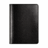 5" x 8" Flexible Cover Journal Black Embossed Python