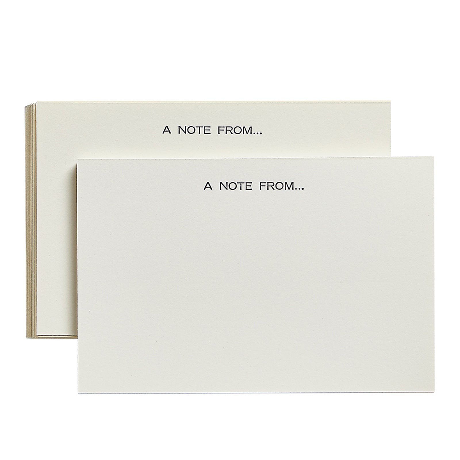 Letterpress Notecards — Set of 25