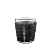Leather Wrapped Glass Set