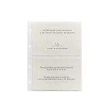 Medium 4-Ring Clear Pocket Album Refill