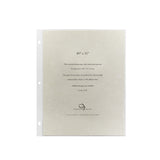 8 ½ x 11 Large 3-Ring Clear Pocket Album Refill